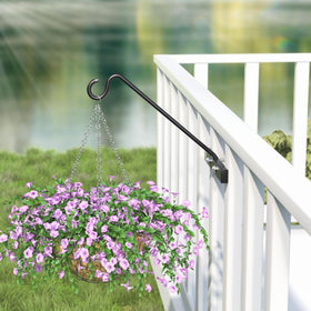 Josmimic decorative outdoor rail hanger enhancing balcony decor