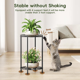 Josmimic adjustable feet stabilize on uneven floors.