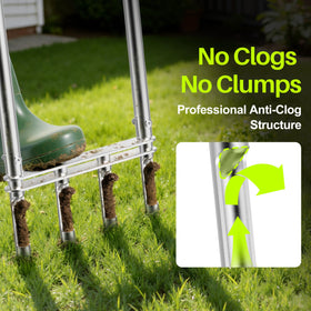 Josmimic anti-clog ejection ramp enables continuous plug removal.