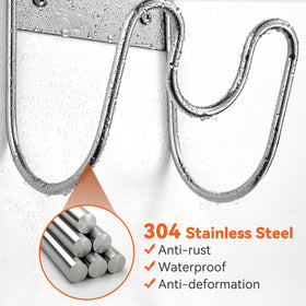 Josmimic SUS304 rust-resistant construction for indoor and outdoor use.
