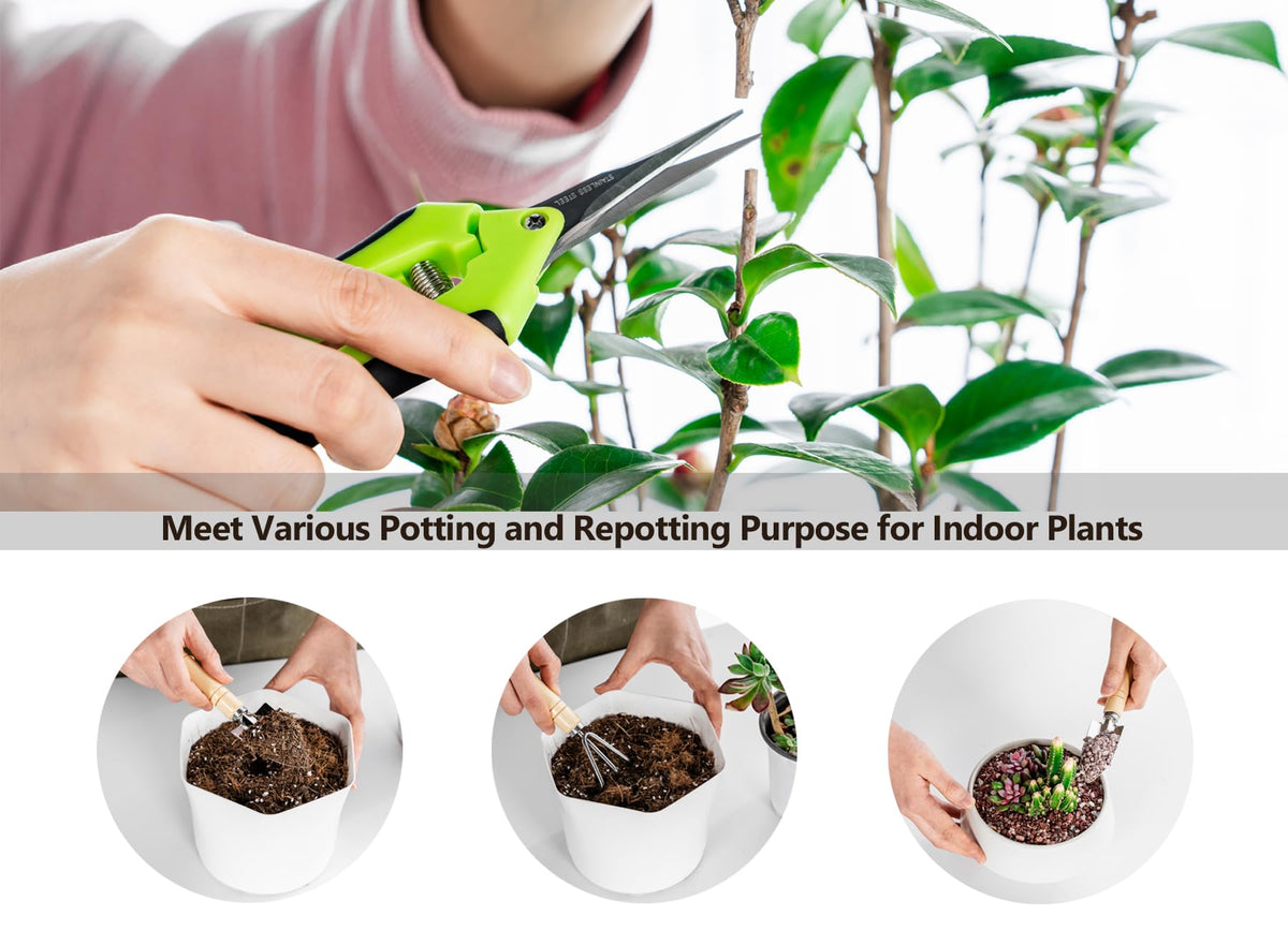 Josteve pruning shears 6-5 inch for precise cuts on bonsai and roses.