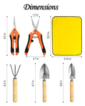 Josteve waterproof potting mat protects surfaces during repotting.