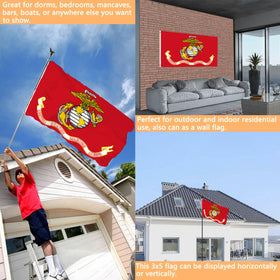 Joven flag embroidery detail reveals crisp double-sided design