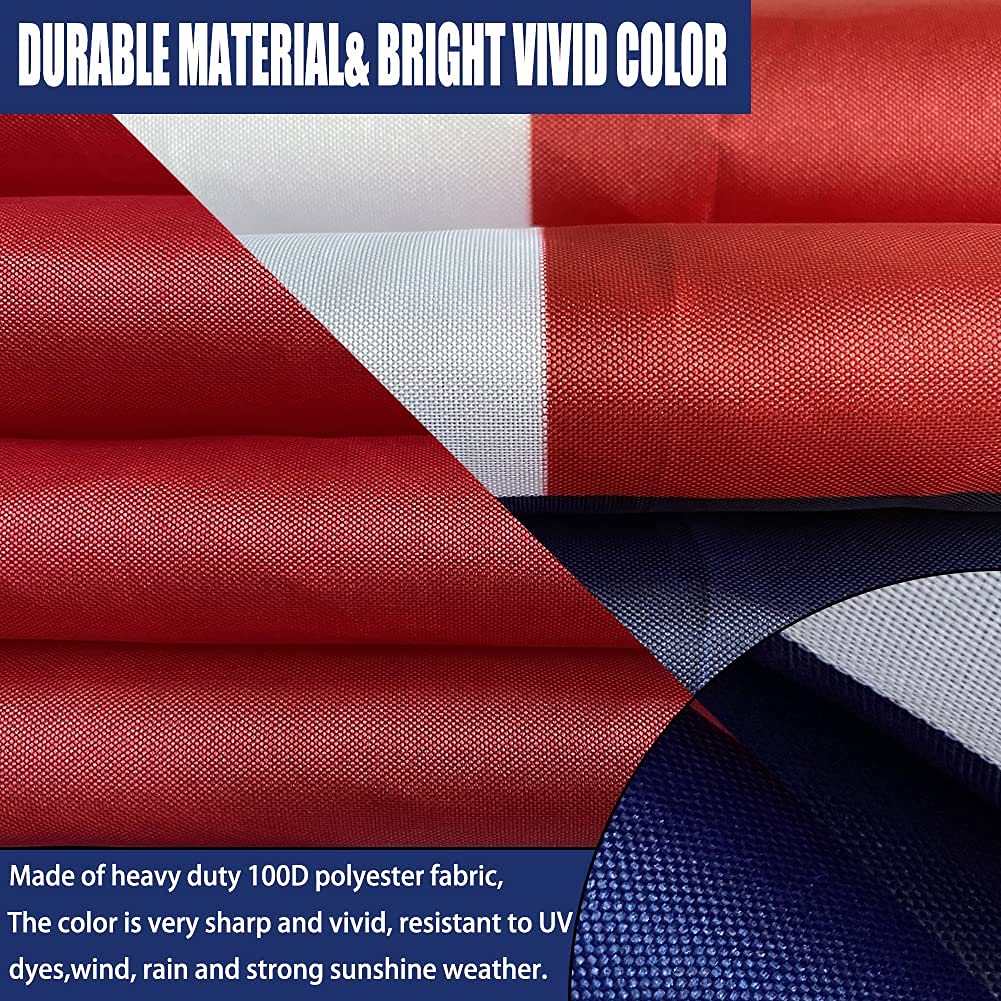 Joven indoor-outdoor display showcasing versatile patriotic flags.