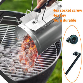 Joyagrill portable outdoor cooking starter suitable for camping and tailgates