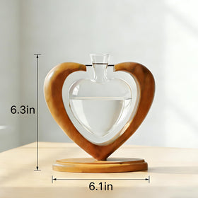 Joyathome solid wooden stand provides stable base for tabletop use.