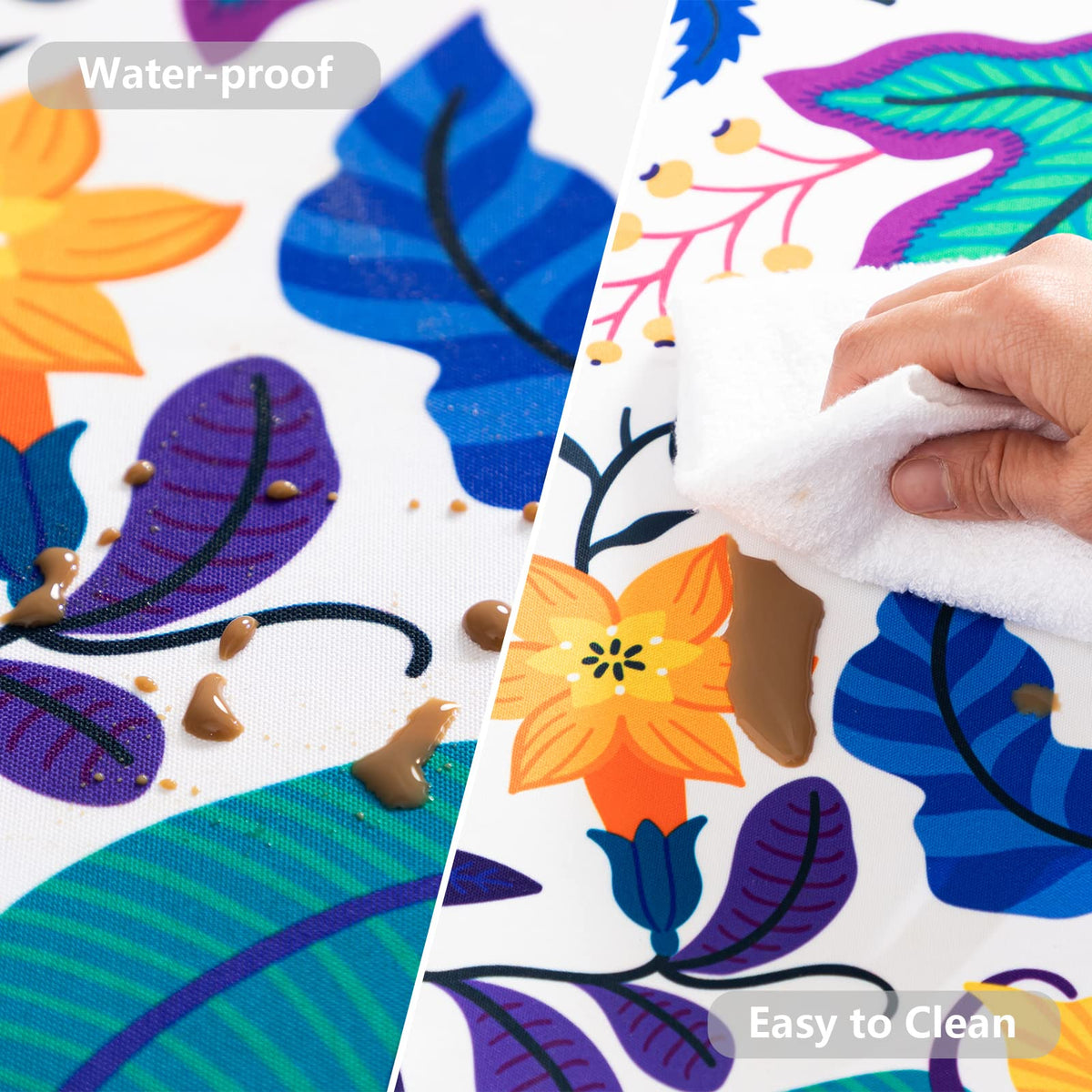 Joybest patio tablecloth ideal for spring and summer gatherings.