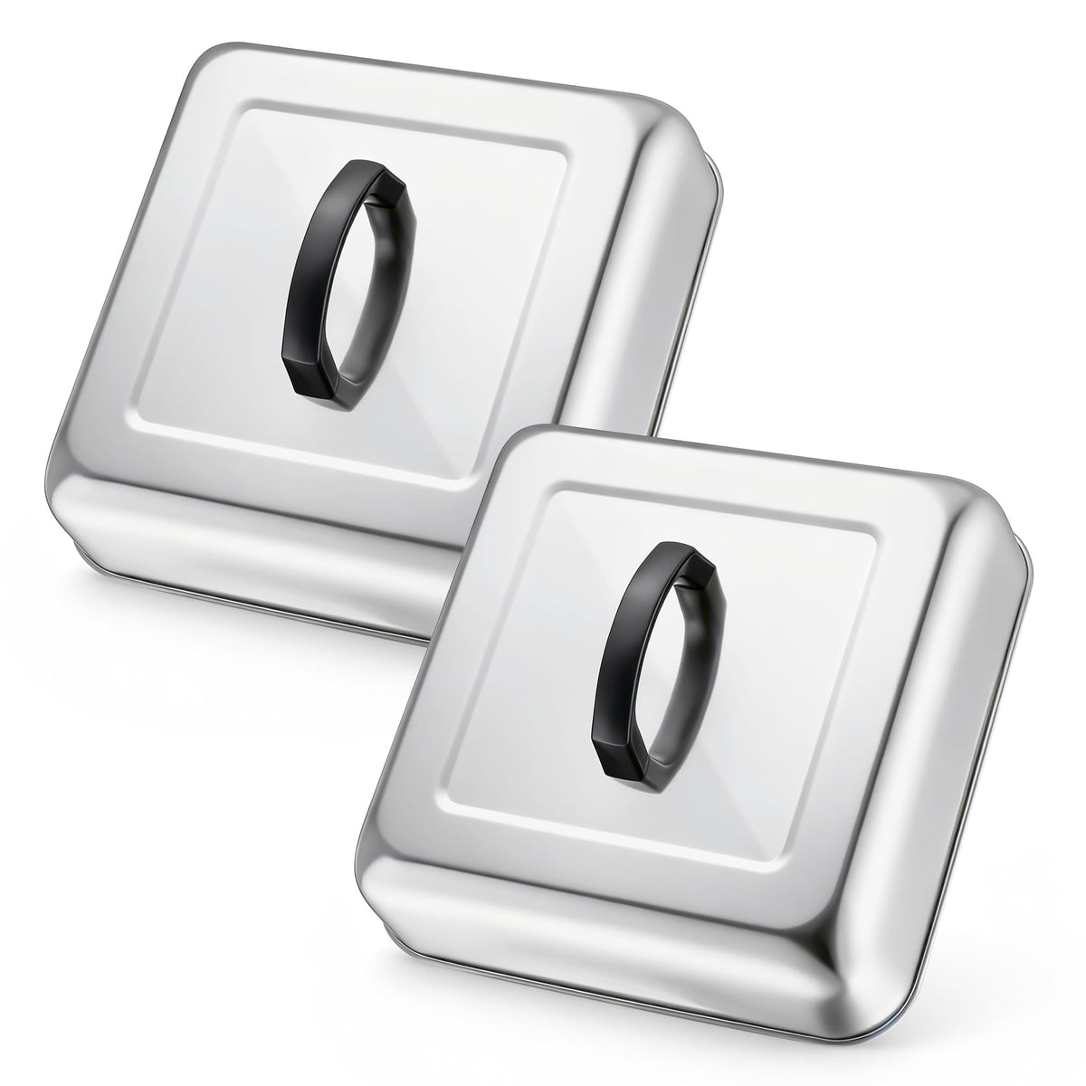 Joyfair 10-inch two-piece dome set for grilling and melting cheese with even heat.