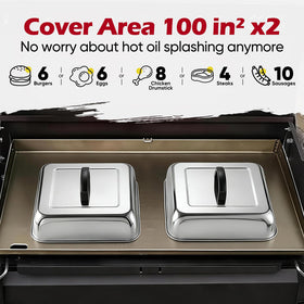 Joyfair dishwasher-safe dome cover cleans easily after barbecuing sessions.