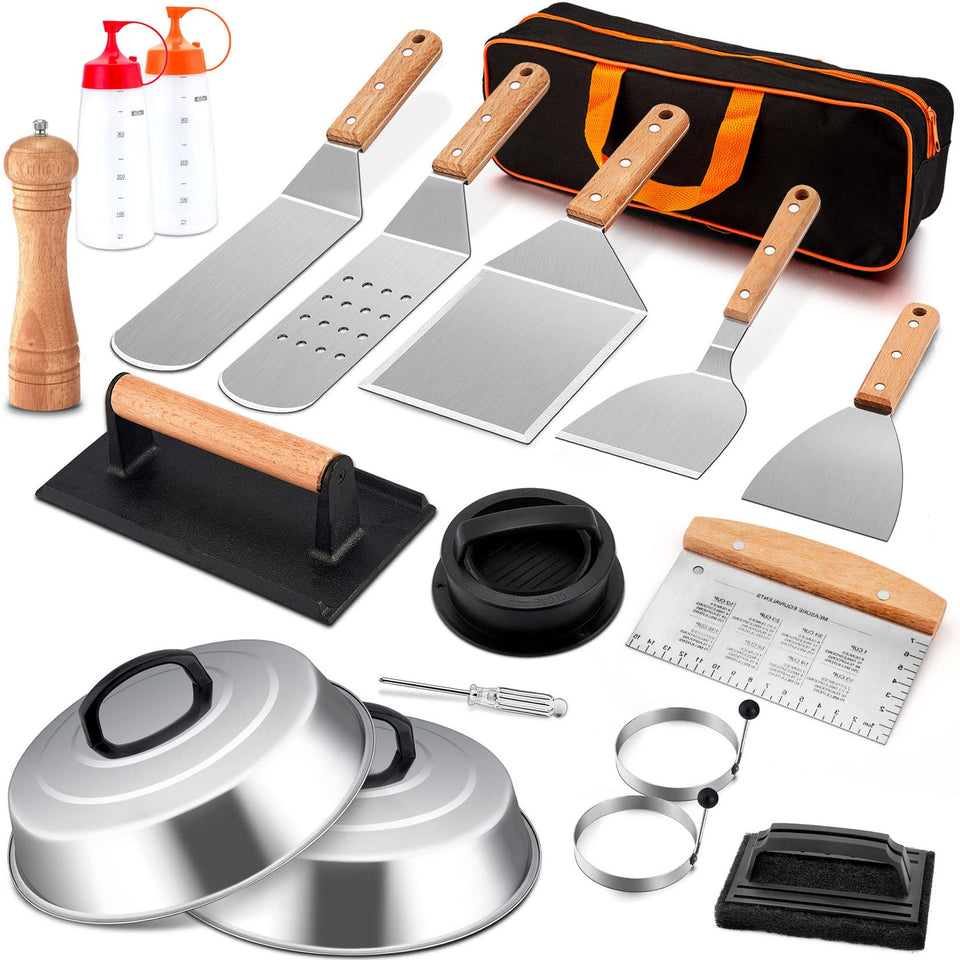 Joyfair griddle accessories kit carrying bag keeps outdoor tools organized