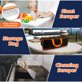 Joyfair griddle flipper with sturdy build and heat-resistant handle