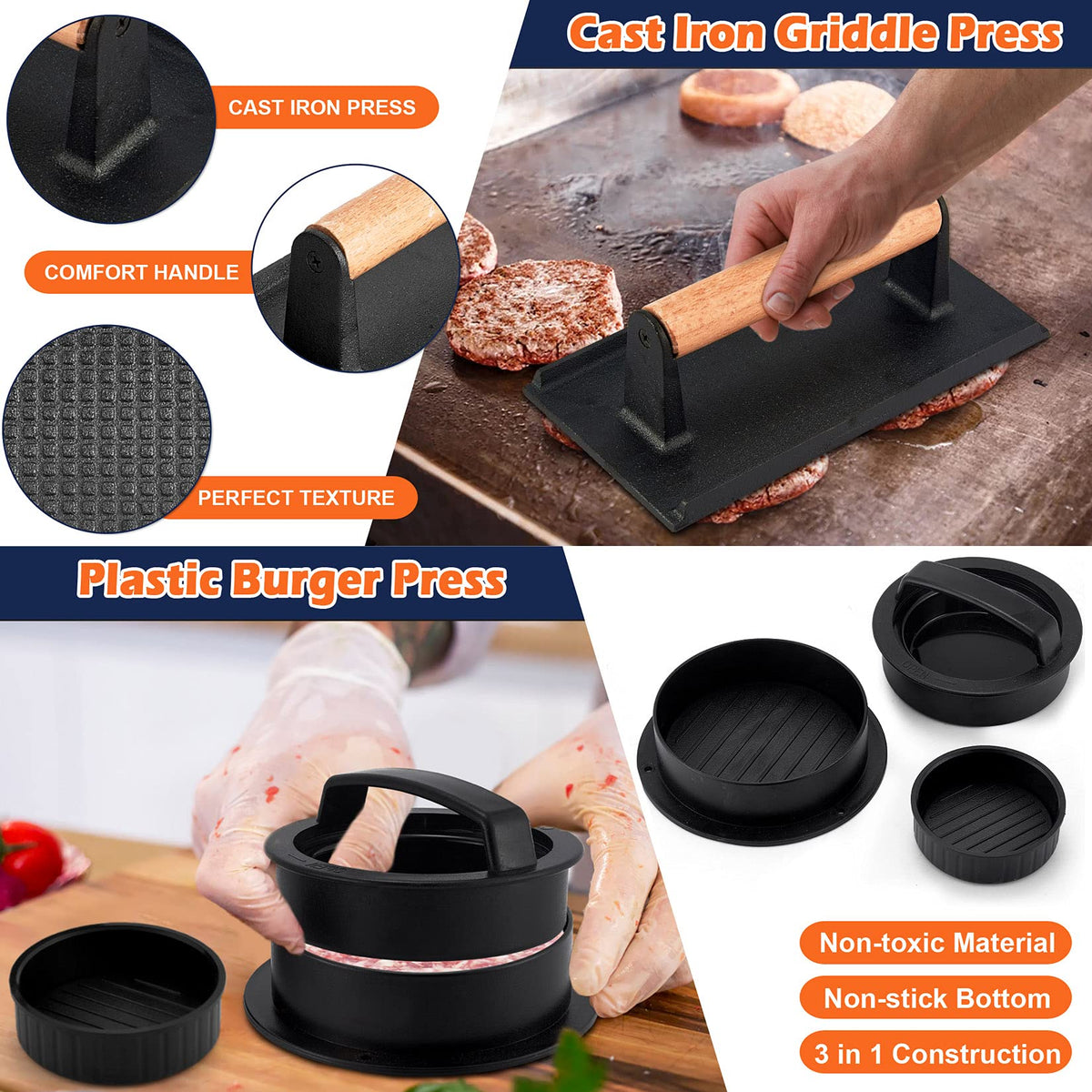 Joyfair perforation spatula drains grease for cleaner cooking