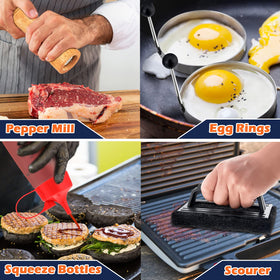 Joyfair griddle scraper with scale aids precise cutting