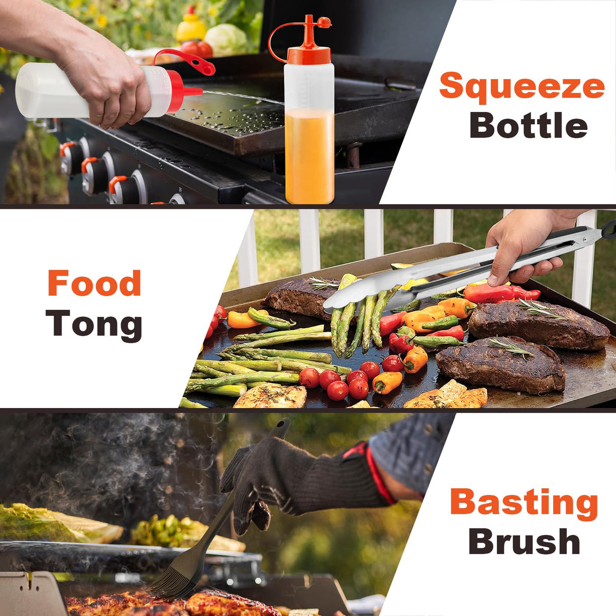 Joyfair griddle flipper with beveled edge for clean, quick lifts.