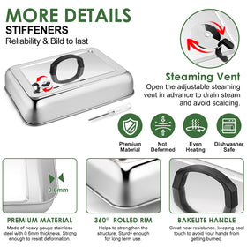 Joyfair vented lid reducing steam pressure during cooking