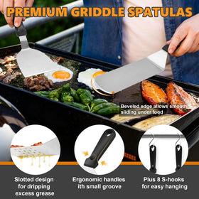 Joyfair melting dome over griddle for cheese and veggies