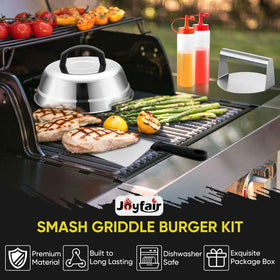 Joyfair Smash Burger Kit gift box ready for gifting to cooking enthusiasts