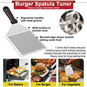 Joyfair Smash Burger Kit 5.5-inch grill press for even patty searing