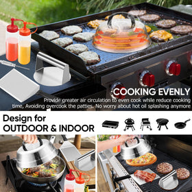 Joyfair Smash Burger Kit screwdriver included for quick assembly and durable handles