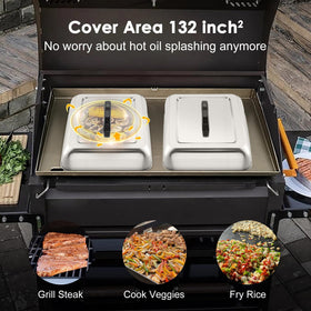 Joyfair sturdy stainless steel dome resists warping and rust