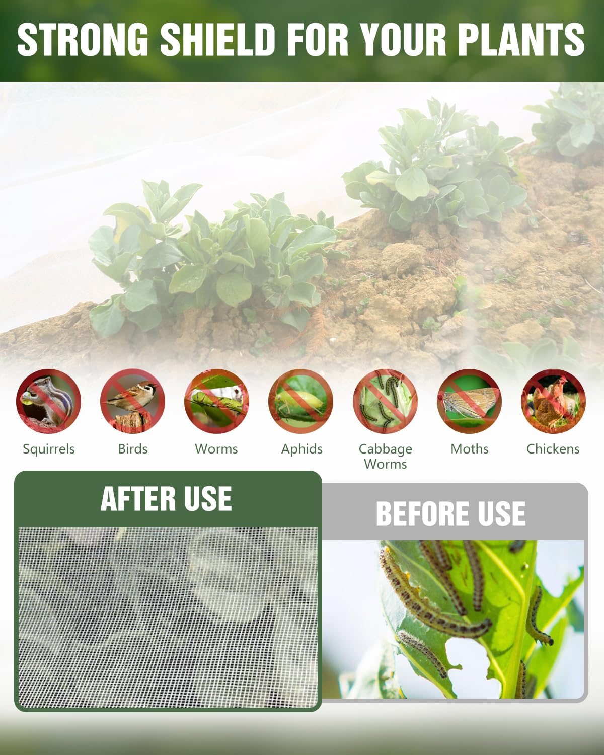 JoyHalo cicada-tree netting protects trees while staying lightweight