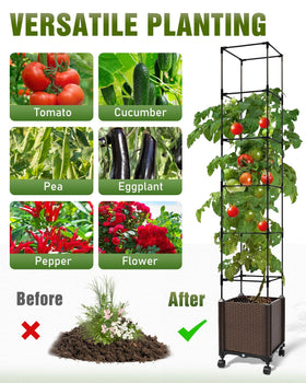 Joyhalo easy-assembly planter box requires no tools.