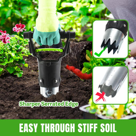 JOYHALO automatic soil release feature speeds bulb planting