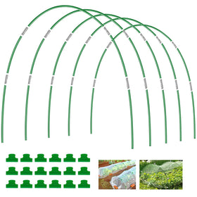 Joyhalo garden hoops 25pc kit laid out for a raised-bed project