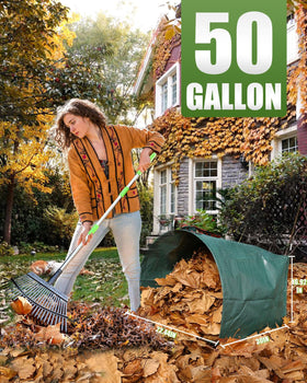 Joyhalo garden waste container helps organize outdoor debris efficiently.