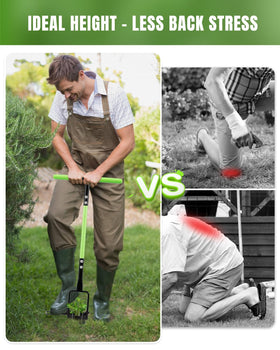 Joyhalo hole digger supports precise depth control during planting and transplanting.