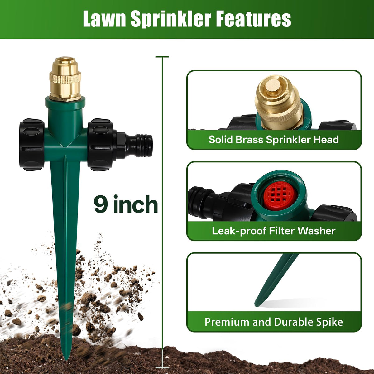 Joyhalo 32-5-foot hose offers durable, leak-proof performance