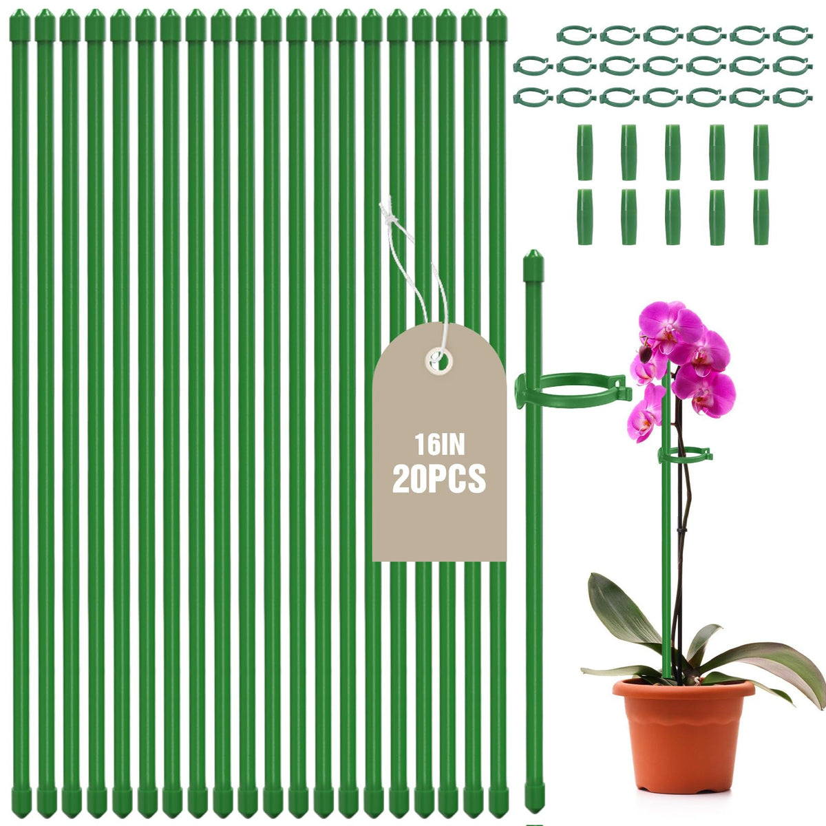 Joyhalo 16-inch tomato support stake ready for sturdy growth
