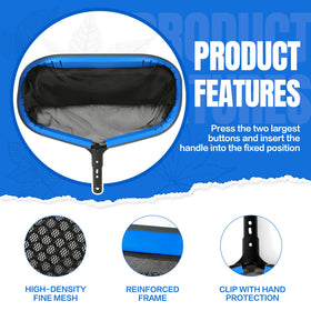 Durable aluminum pole for long-lasting JoyHalo pool skimmer