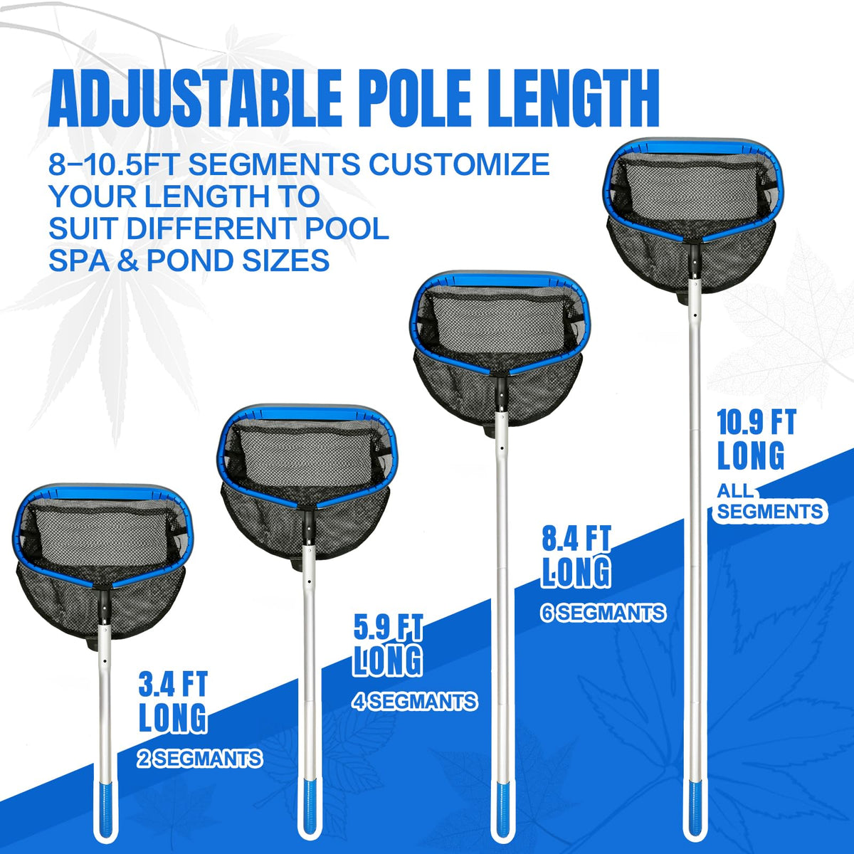 Reinforced frame demonstrates durability of JoyHalo pool skimmer
