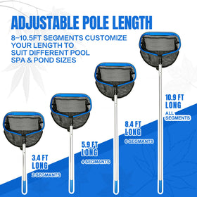 Reinforced frame demonstrates durability of JoyHalo pool skimmer
