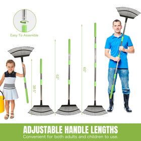 Joyhalo adjustable handle from 37 to 65 inches.