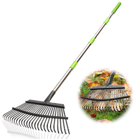 Joyhalo rake leaves, 65-inch length for easy yard cleanup.