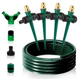 Joyhalo sprinkler spike base anchors firmly for stable irrigation