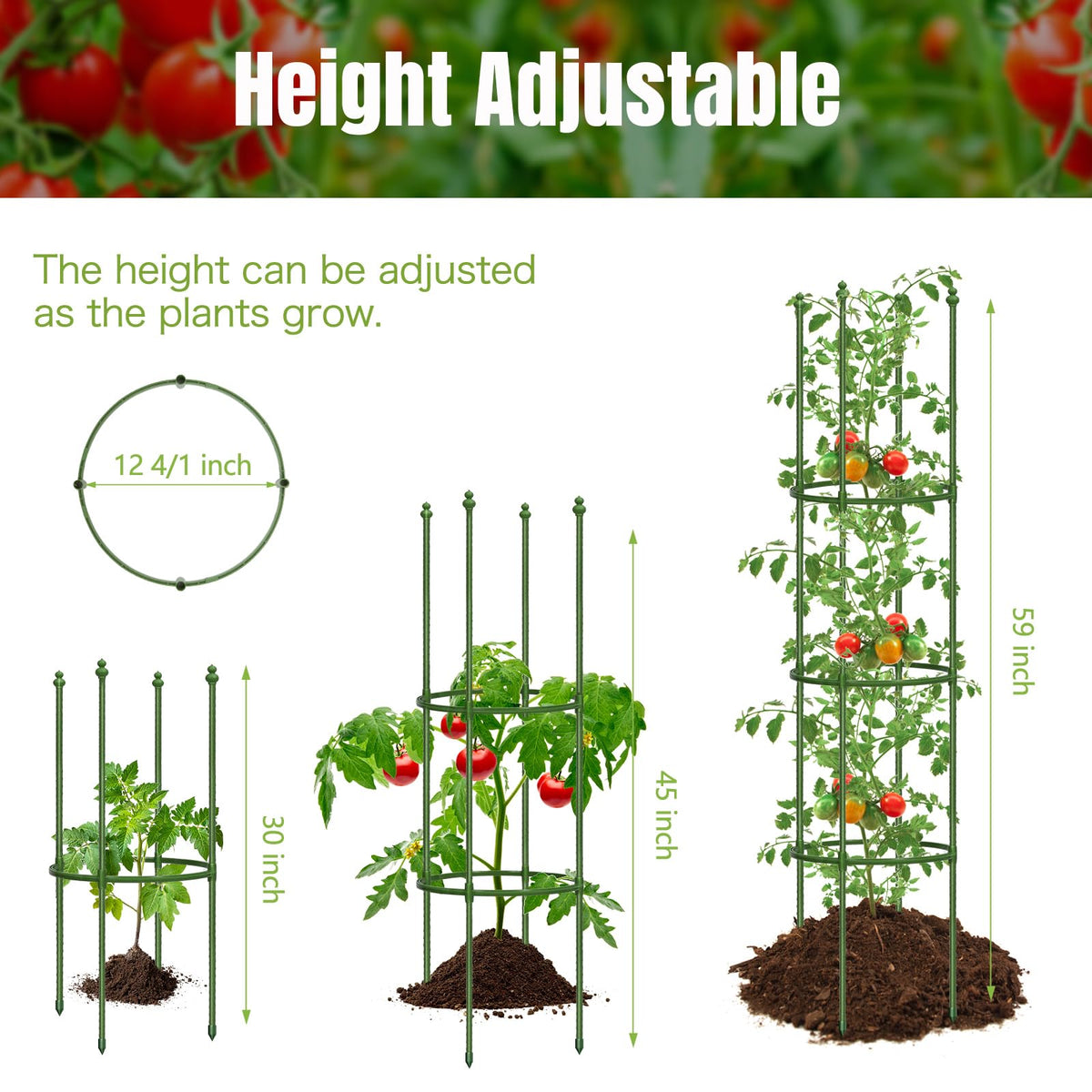 JoyHalo cage with four stakes and connectors for easy assembly.