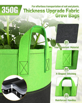 JOYHALO Vegetable Grow Bag suited for potatoes, tomatoes, and more.