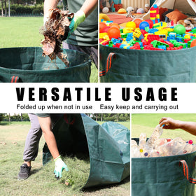 Joyhalo versatile outdoor bags suitable for leaves, weeds, or camping trash.