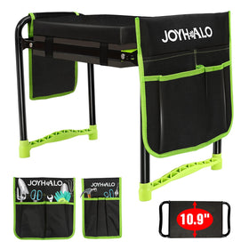 JoyHalo wider 10.9 inch kneeler seat for comfortable kneeling and seated gardening