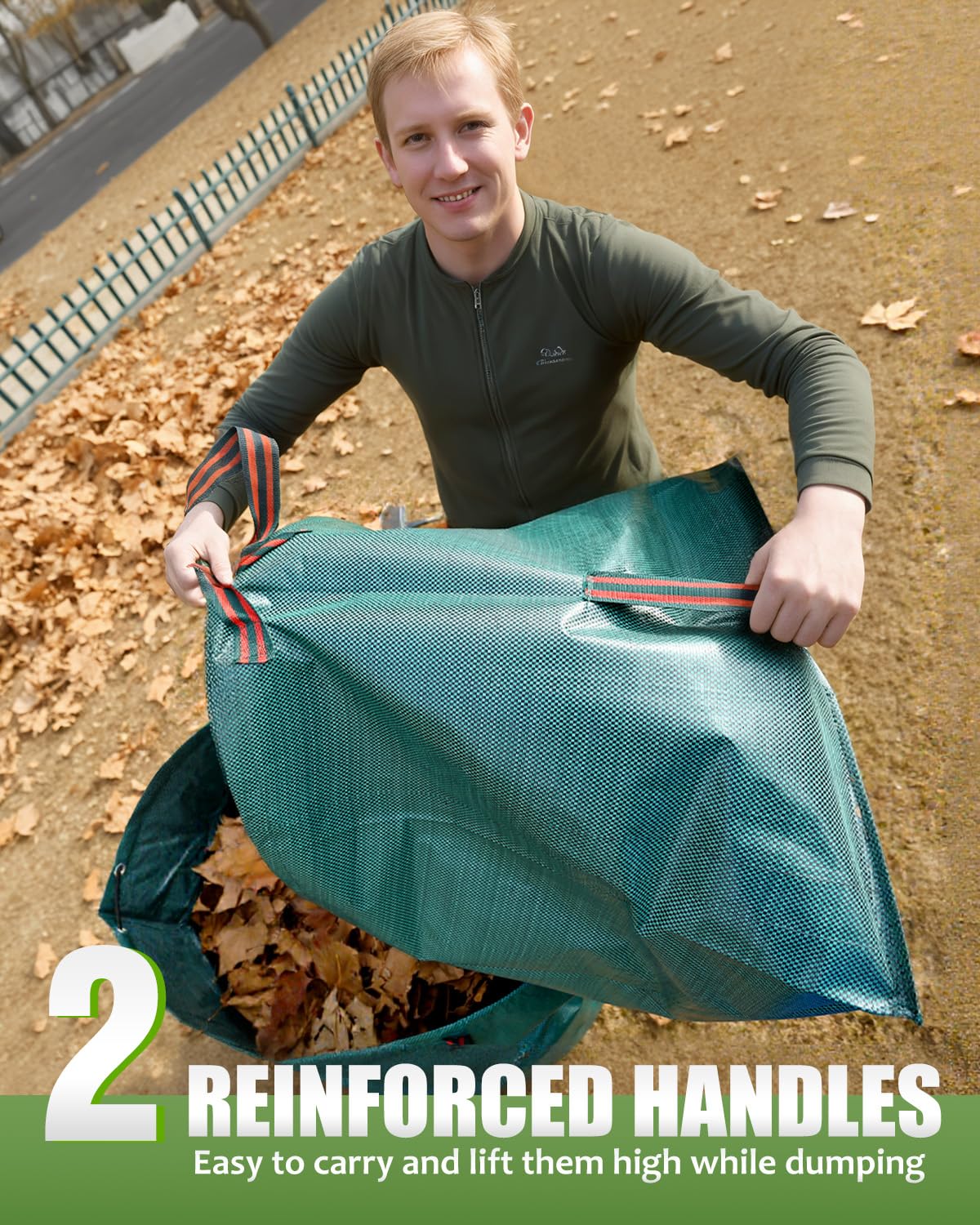 Joyhalo collapsible bags flatten for compact storage after use.