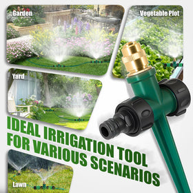 Joyhalo versatile sprinkler kit for yard and garden