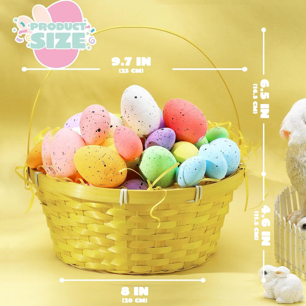 JOYIN Easter grass shreds in pink brighten egg fillings