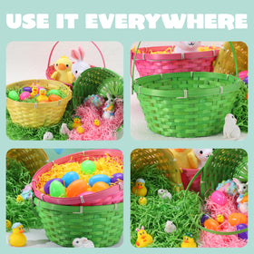 JOYIN Easter grass shreds in yellow add festive cushioning for treats