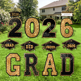 JOYIN graduation yard sign cap for outdoor display, weather-resistant and eye-catching.