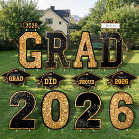 JOYIN Class of 2026 yard signs for festive photo areas.