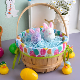 JOYIN kids Easter gift basket for joyful egg hunts.