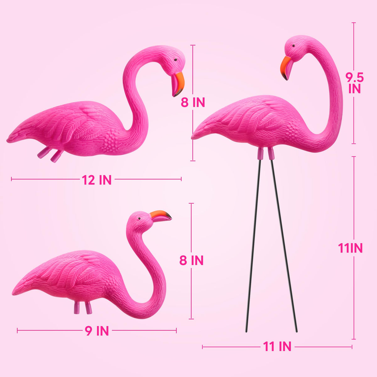 JOYIN flamingos non-toxic and BPA-free for safe family-friendly use.